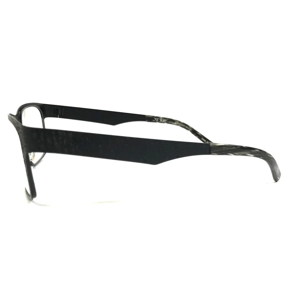 J.F. Rey Eyeglasses Frames JF2598 0000 Matte Black Textured Webbed 56-18-135